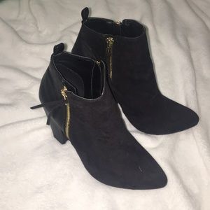 Mission black booties